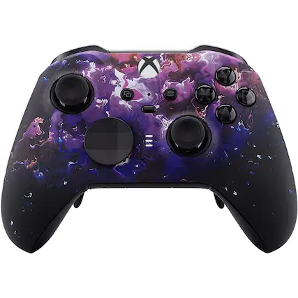 Front. Custom Controllerzz - Custom Elite Series 2 Wireless Controller for Xbox Series X, Xbox Series S, Xbox One - Purple Magma.