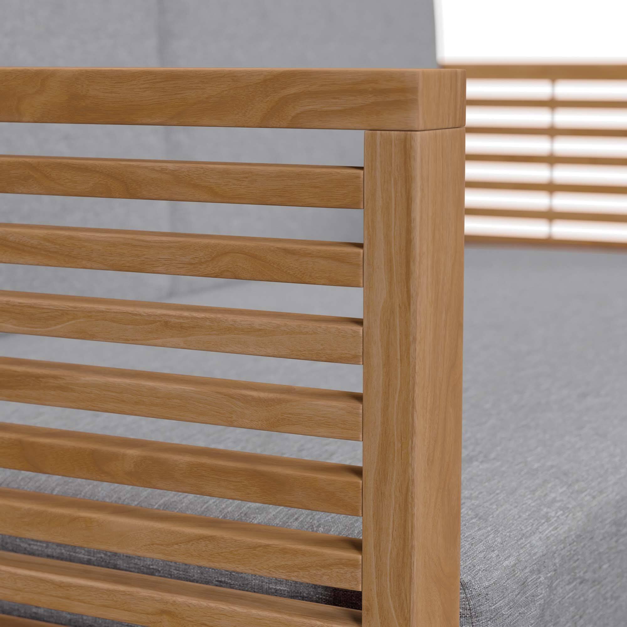 Alt View 4. Modway - Carlsbad 3-Piece Teak Wood Outdoor Patio Set - Grade A Premium Teak, All-Weather Cushions - Natural Gray.