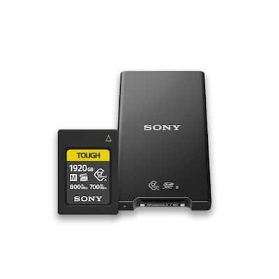 Sony M Series 1920GB CFexpress Type A TOUGH Memory Card with Sony M Series 1920GB CFexpress Type A TOUGH Memory Card with