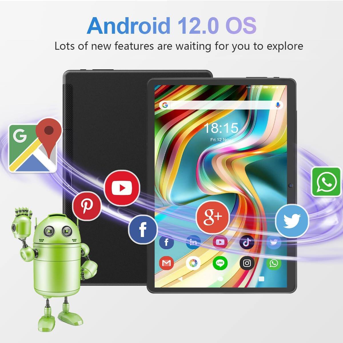 FEONAL Tablet 10.1 inch Android Tablet 2025 Latest Update