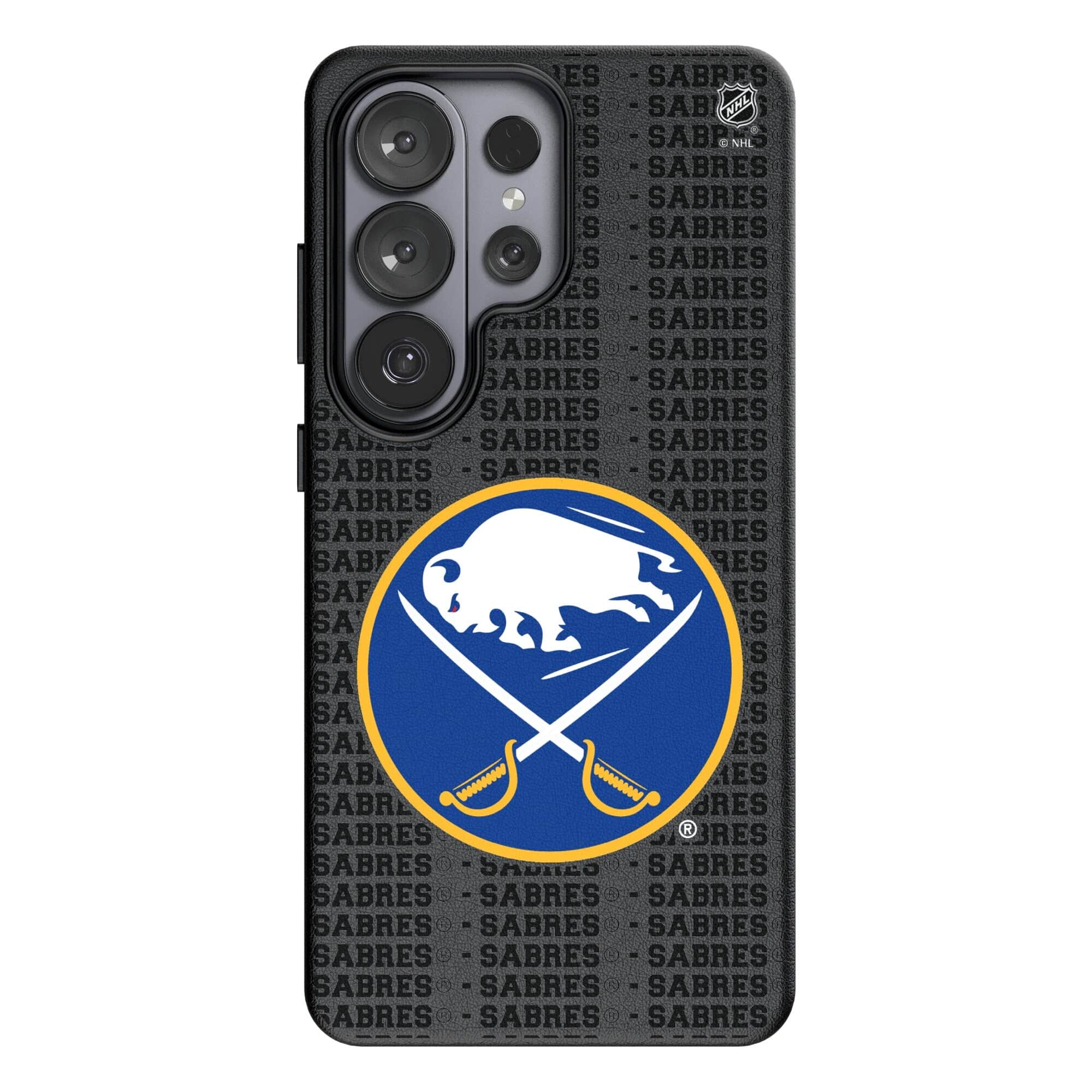 Keyscaper - NHL - Buffalo Sabres Text Backdrop Galaxy Magnetic Bump Case - S26 - Black price history on PriceWatchPro