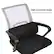 Alt View Zoom 13. Mind Reader - Foot Rest, Under Desk at Work, Ergonomic, Height Adjustable, Office, Foam, 7.5"L x 16.75"W x 3.75"H - Black.