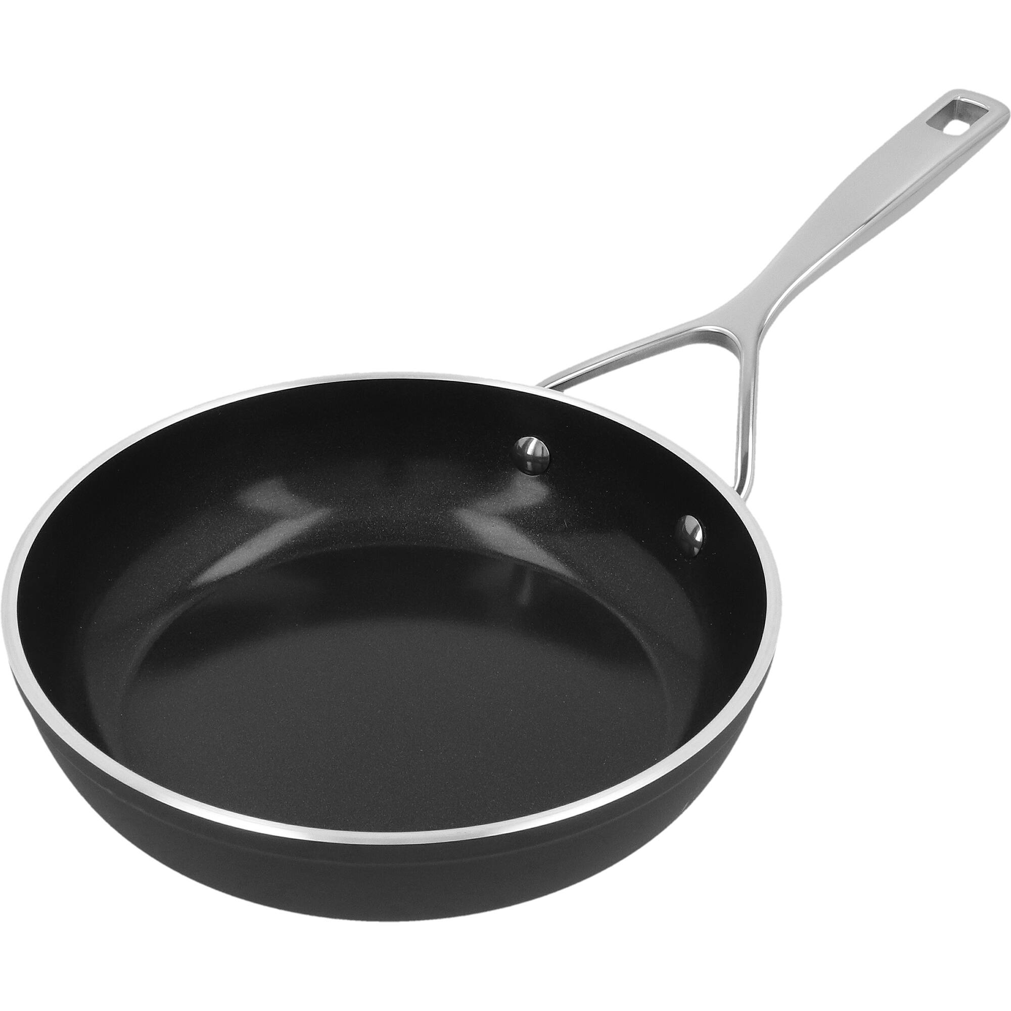 Alt View 1. Demeyere - Demeyere AluPro Ceramic 8-inch Aluminum Nonstick Fry Pan - Black.
