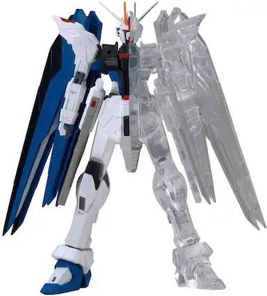 Front. PopMarket - BanPresto - Mobile Suit Gundam Seed - Internal Structure ZGMF X10A Freedom Gundam Statue Version A - Collectibles - Multicolor.