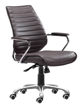 Hivvago - Enterprise Low Back Office Chair - Espresso