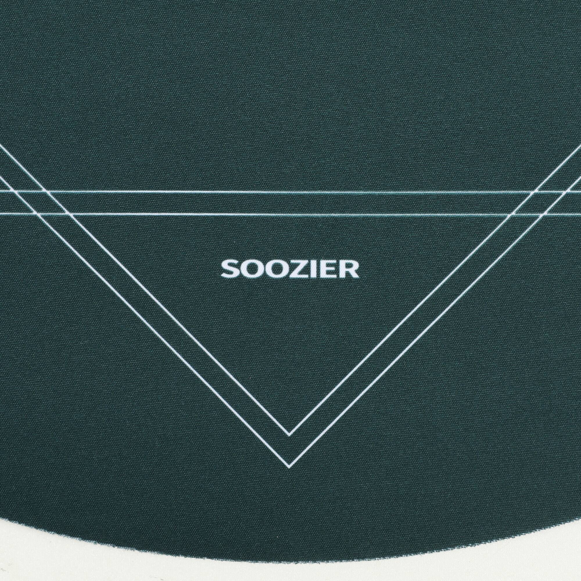 Alt View 7. Soozier - 24 inch Round Poker Mat with Smooth Surface Carrying Bag.