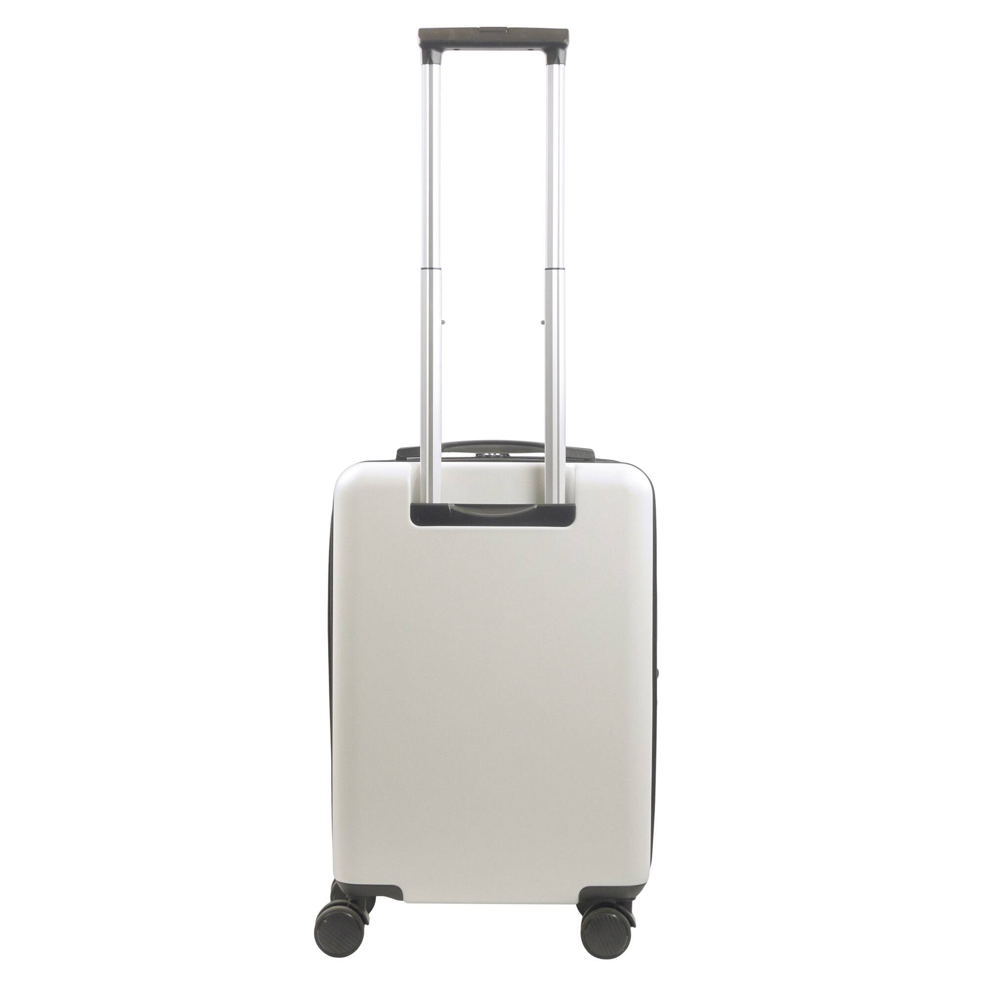 Back. Ful - REVOLUTION 22.5" CARRY-ON LUGGAGE - White.