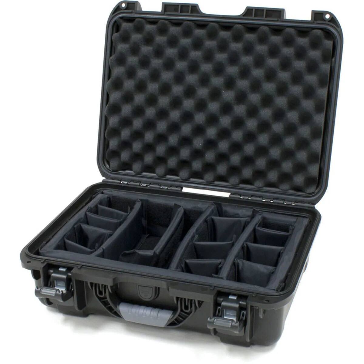 Alt View 1. NANUK - Nanuk Large Series 925 Lightweight NK-7 Resin Waterproof Case with Padded Divider, Black.