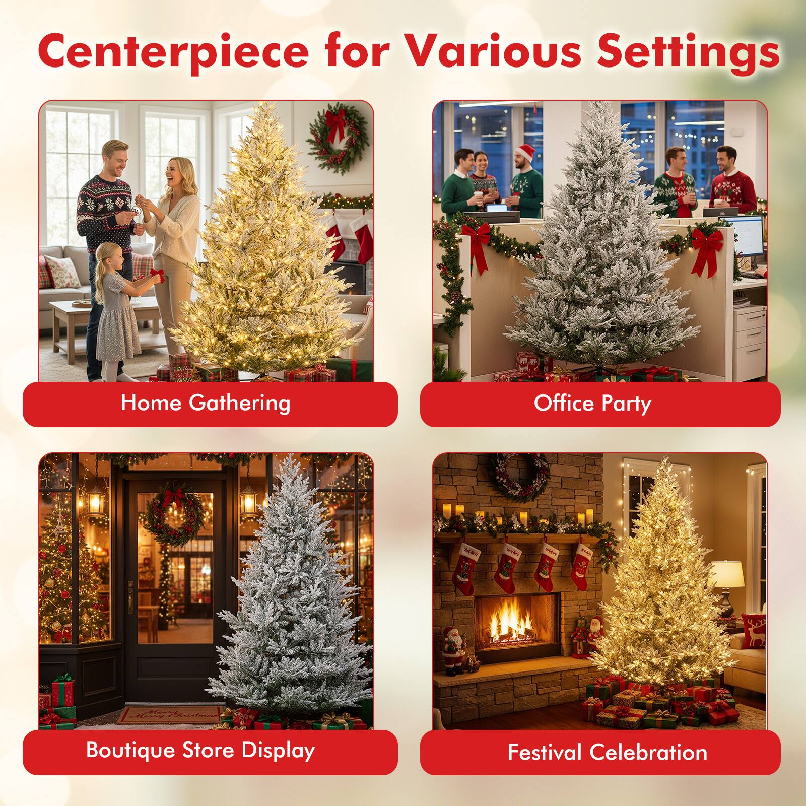 Centerpiece for Various Settings

Home Gathering

Office Party

Boutique Store Display

Festival Celebration