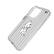 Alt View 1. Keyscaper - Chicago Cubs Cooperstown iPhone Clear Case - 13 mini - Multicolor.