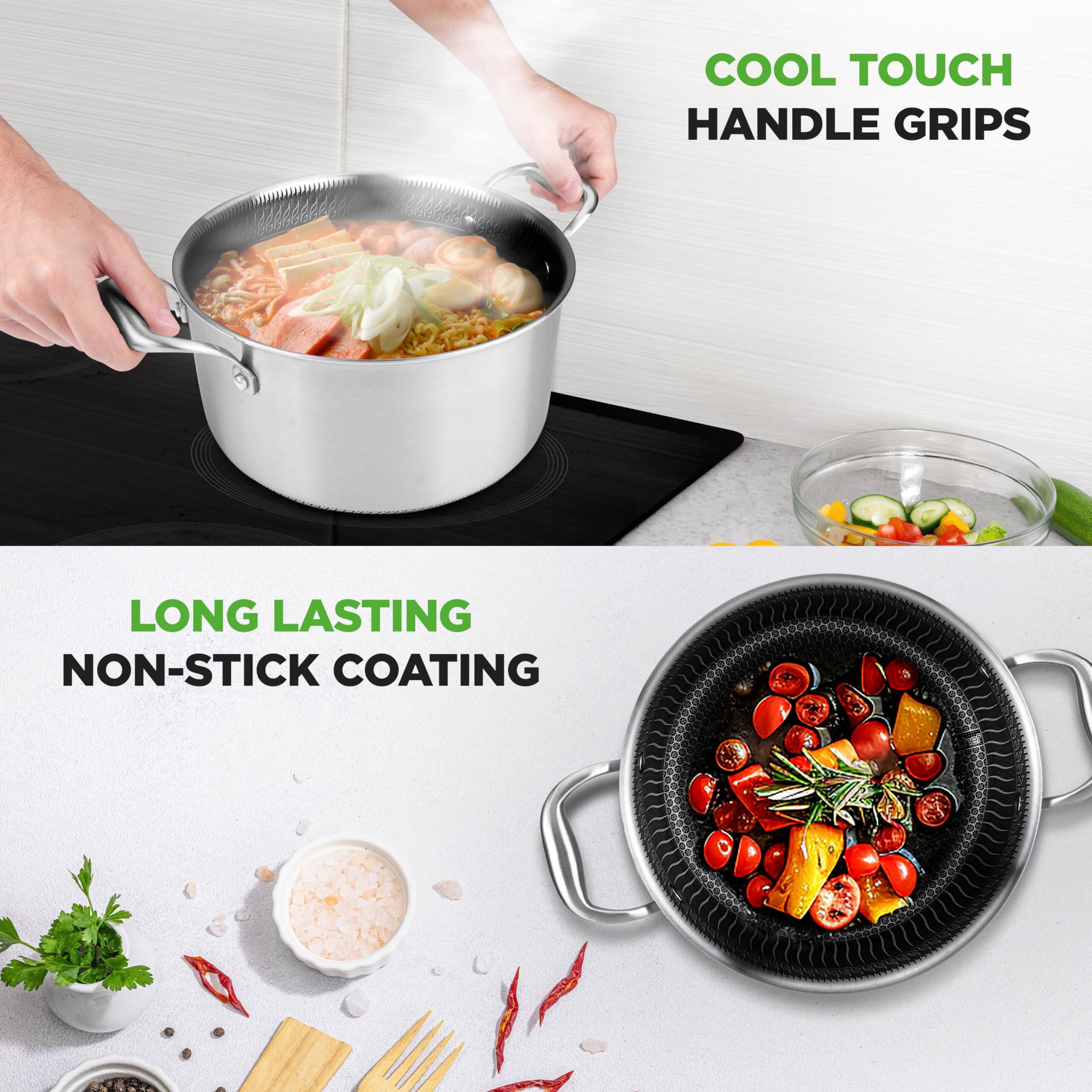 COOL TOUCH HANDLE GRIPS

LONG LASTING NON-STICK COATING