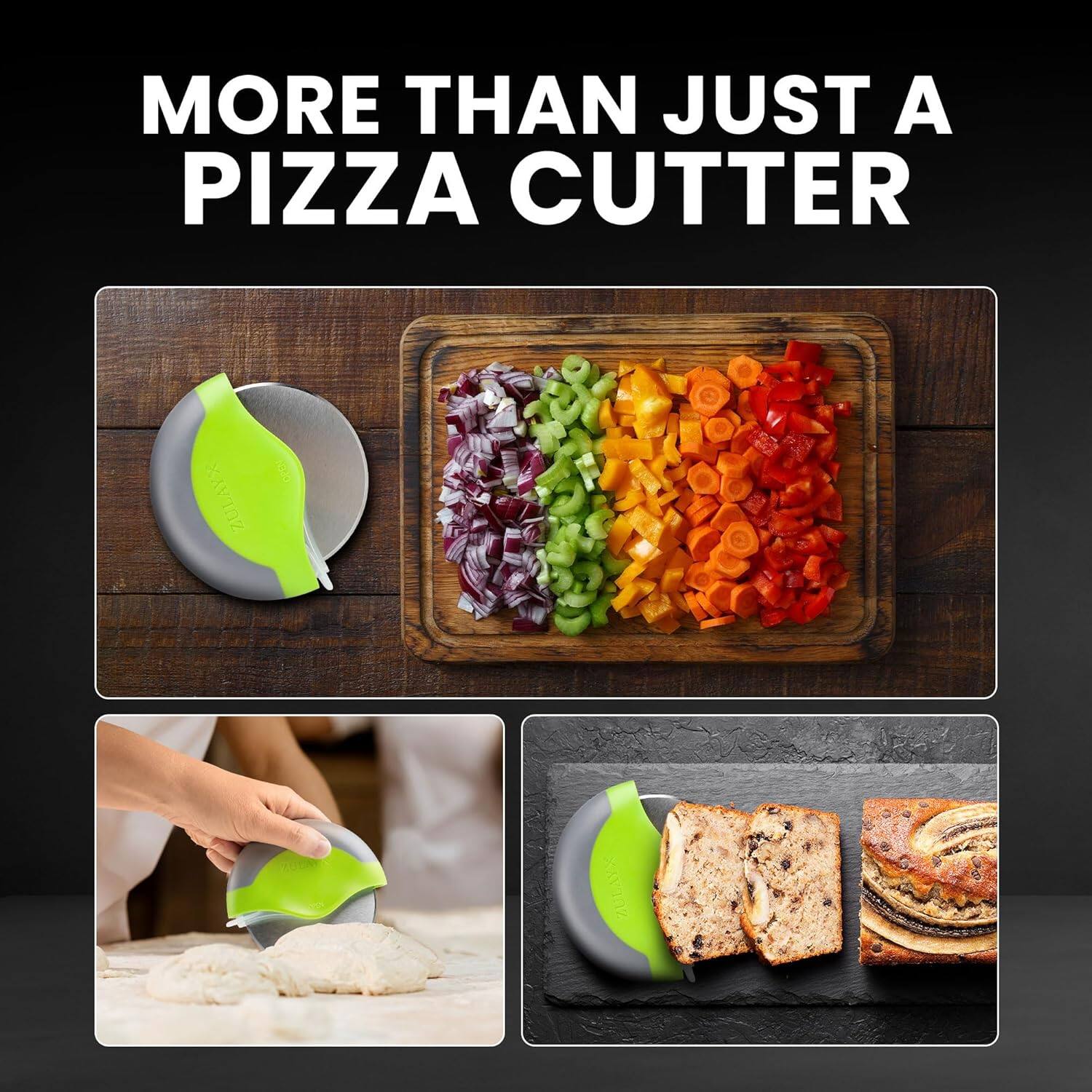 MORE THAN JUST A PIZZA CUTTER

ZULAYA
