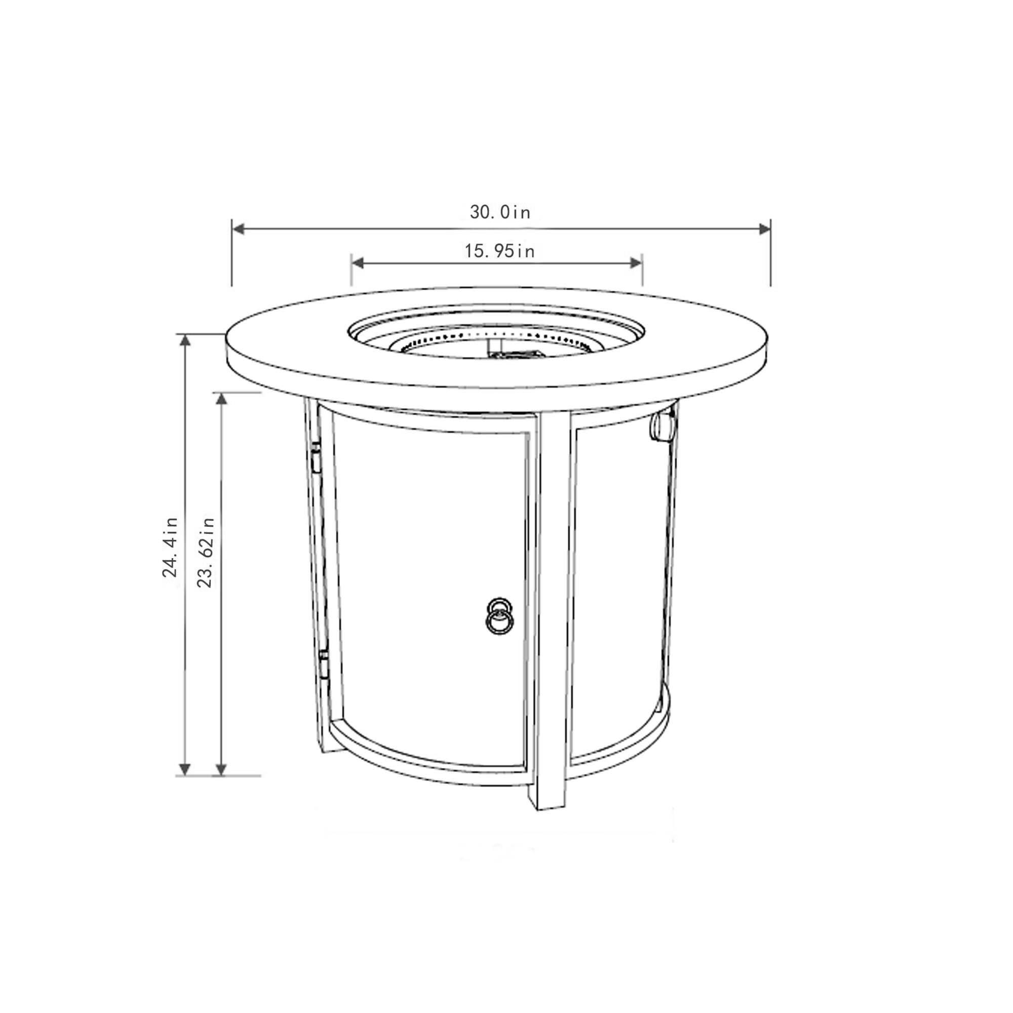 30.0 in  
15.95 in  
24.4 in  
23.62 in