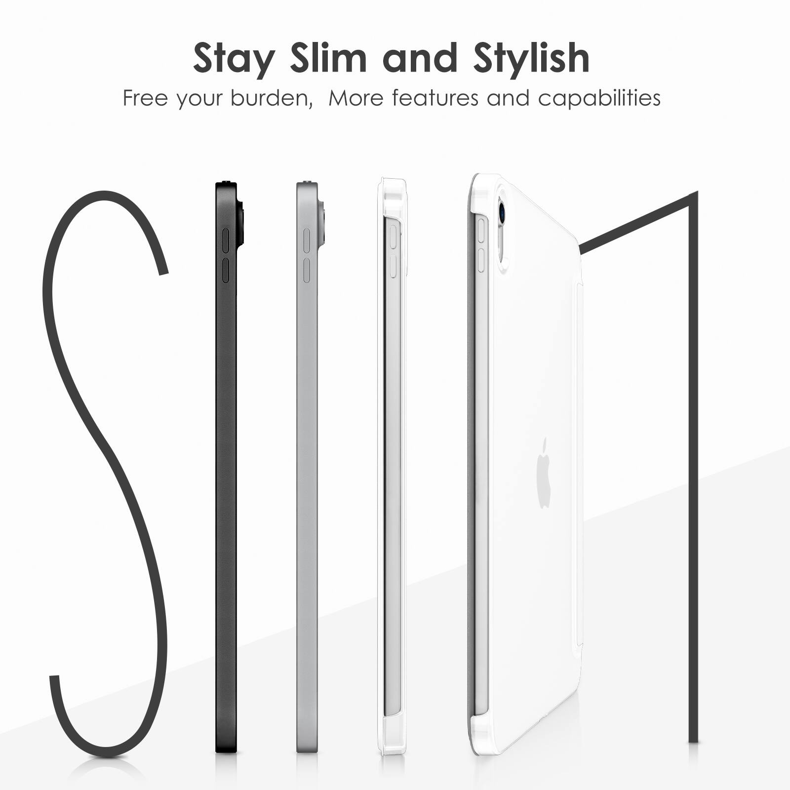 Stay Slim and Stylish  
Free your burden, More features and capabilities