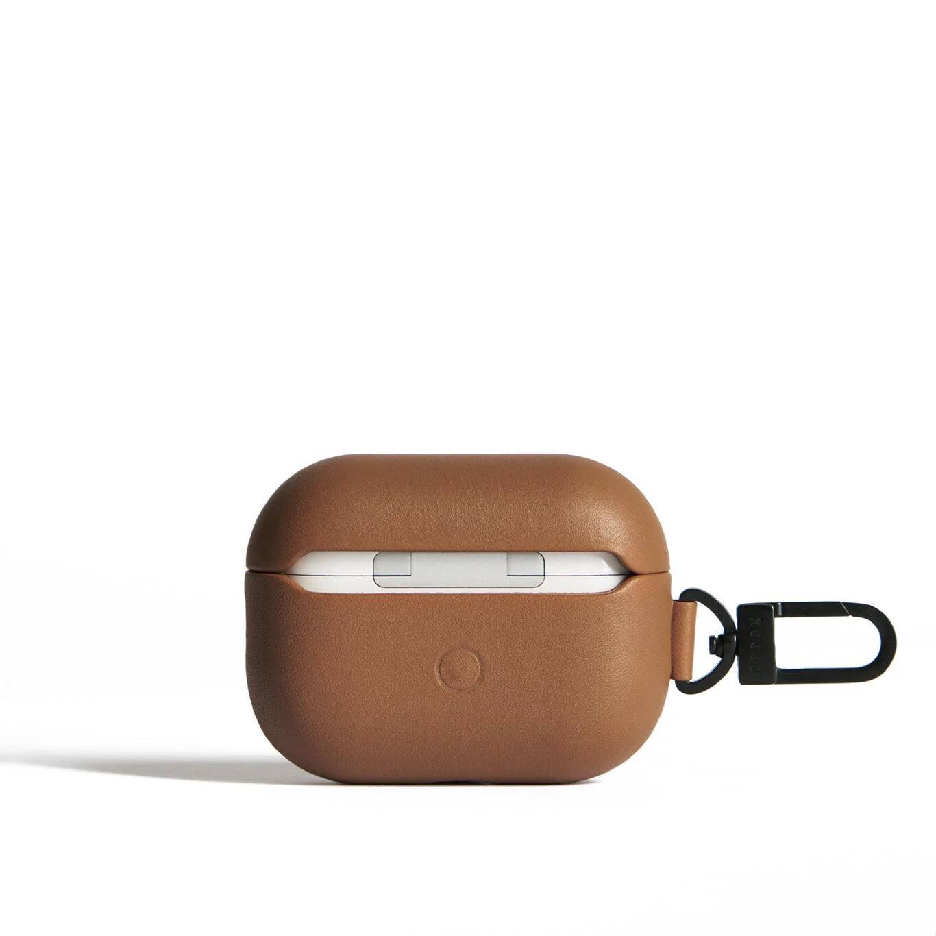 Angle. Mujjo - Mujjo Echelon AirPods Pro (3rd Gen) Case - Tan.