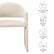 Performance Velvet Upholstery
Barrel Back Design
Fixed Padded Seat
Non-Marking Feet
