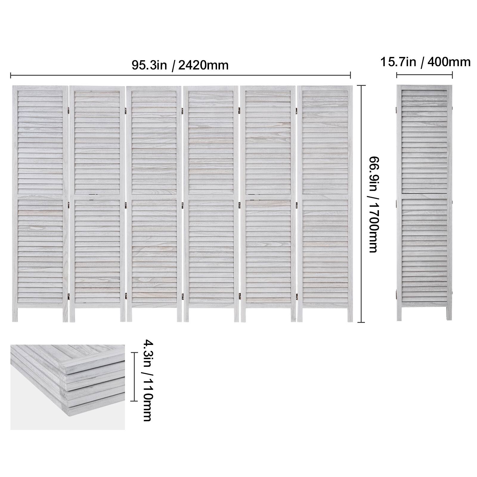 95.3 in / 2420 mm  
15.7 in / 400 mm  
66.9 in / 1700 mm  
4.3 in / 110 mm