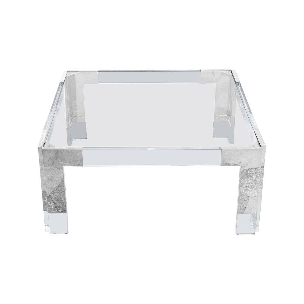 Alt View 2. Meridian Furniture - Casper Coffee Table - Chrome.