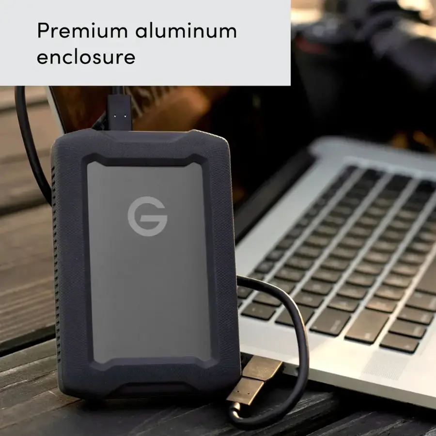 Premium aluminum enclosure.