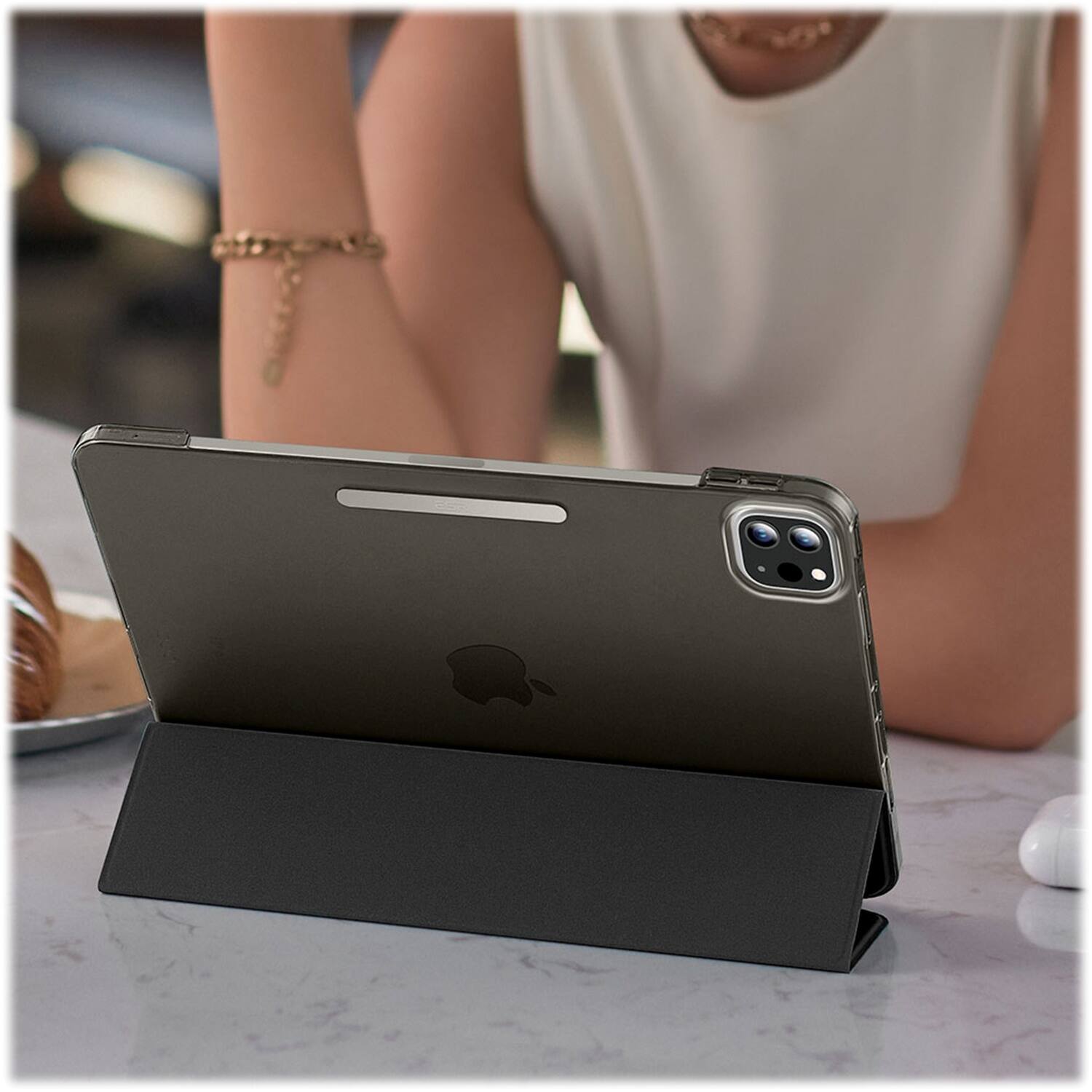 Alt View 17. SaharaCase - Venture Series Tri-Fold Folio Case for Apple iPad Pro (M4) 13" 2024 - Black.