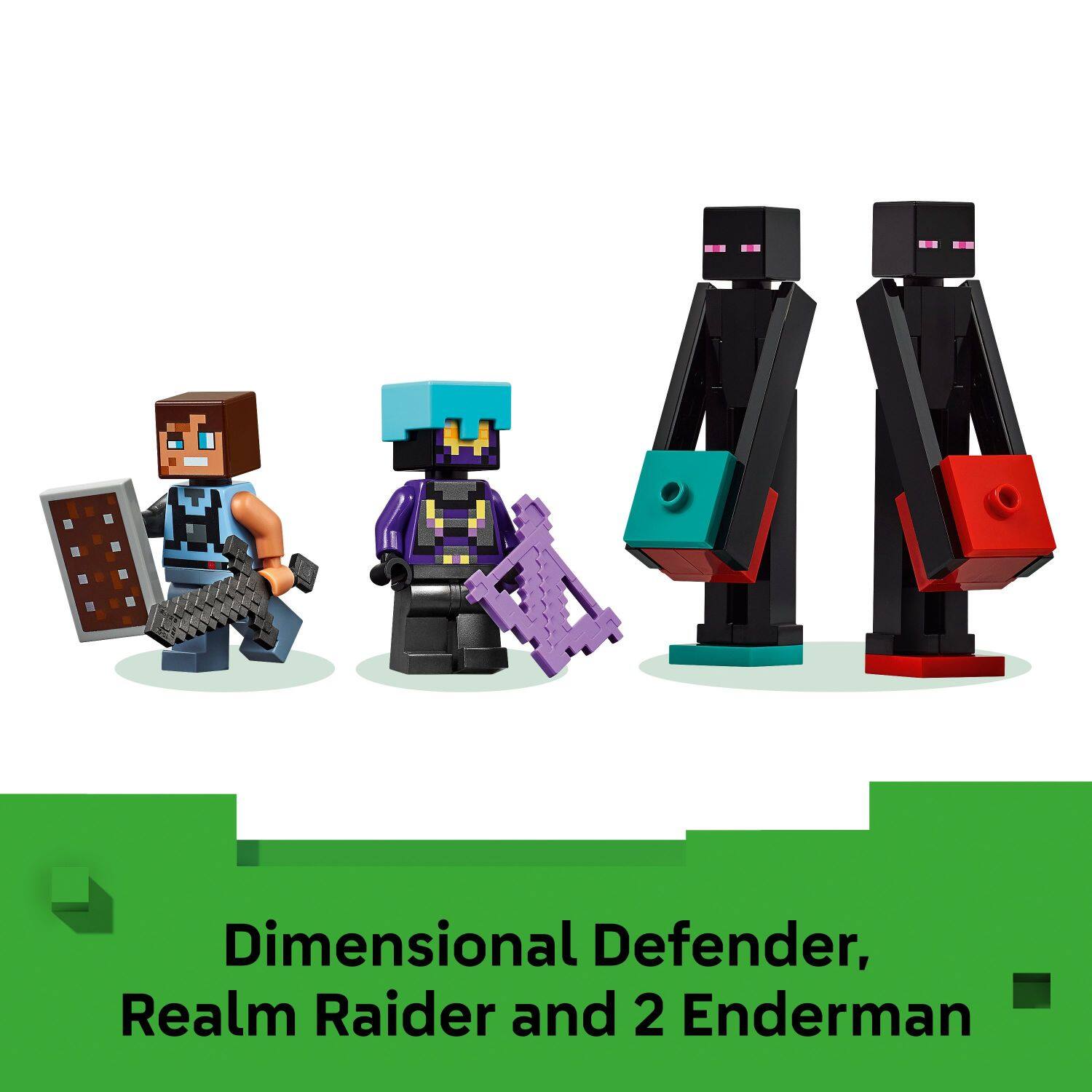 Dimensional Defender, Realm Raider and 2 Endermen