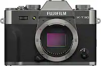 Fujifilm - X-T30 III Mirrorless Camera (Body Only) 6K Video - Charcoal Silver - Front_Zoom