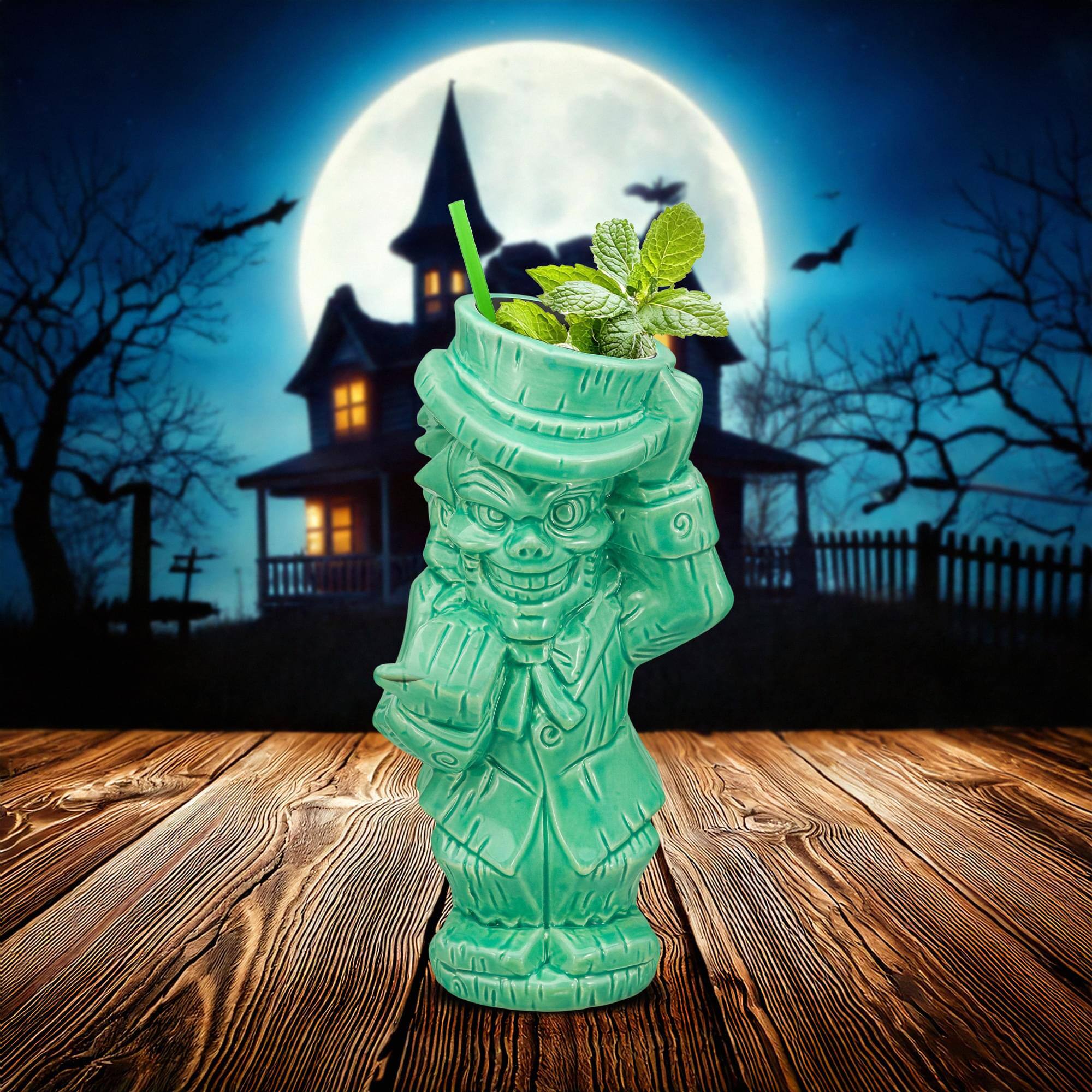 Alt View 10. Disney - Geeki Tikis Disney The Haunted Mansion Ezra Ceramic Mug | Holds 12 Ounces - Green.