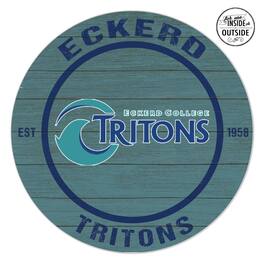 Jardine - Eckerd Tritons 20" x 20" Indoor/Outdoor Circle Sign - Green