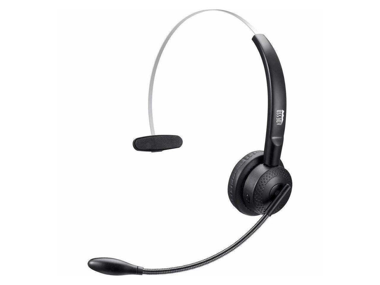 Alt View 7. Adesso - Adesso Xtream P300 - Mono Headset - Wired/Wireless Bluetooth - Over-Head - Blue.