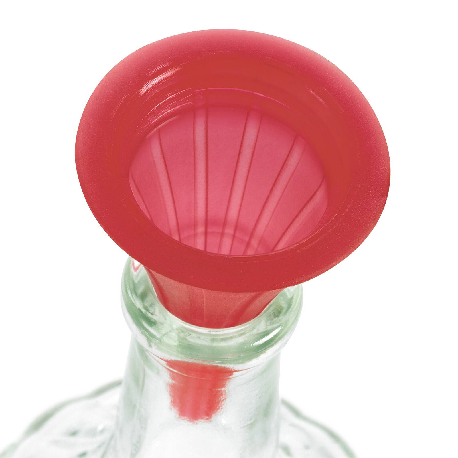 Alt View 2. Cuisipro - 3-in-1 Funnel - Red.