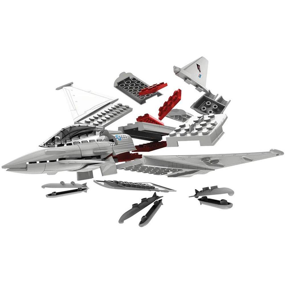 Alt View 1. Airfix Quickbuild - Skill 1 Model Kit Eurofighter Typhoon Snap Together Painted Plastic Model Airplane Kit by Airfix Quickbuild - Multi.