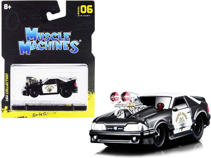 8+ MODEL 06 DIE-CAST  
MUSCLE MACHINES COLLECTION  
1:64  
HIGHWAY PATROL