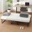 Back. Costway - Portable Folding Bed 38" x 75" Twin-Size Rollaway Guest Bed - Black.