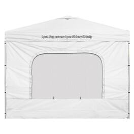Paradigms Interiors - Replacement Top With Mesh Window Sidewalls For Pop Up Tent Coated White Sidewall Cover Only - White-10x10ft