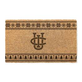 Jardine - UC Irvine Anteaters 18" x 30" Holiday Coir Doormat - Brown