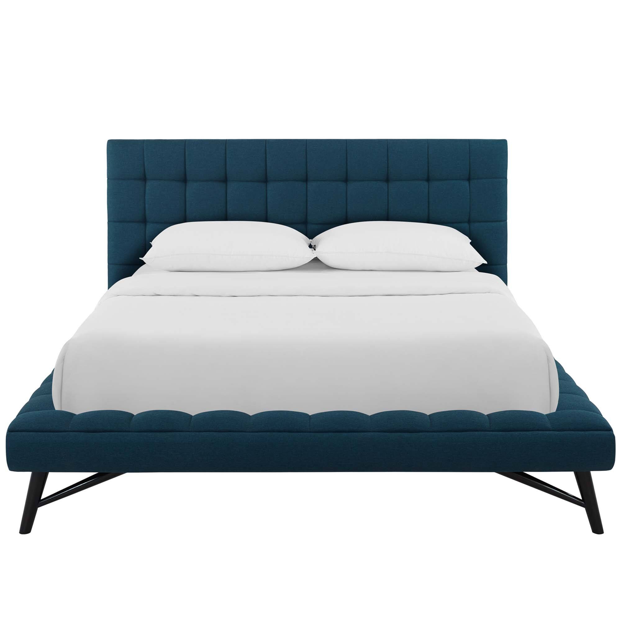 Alt View 1. Modway - Margo Wood Queen Platform Bed Frame - Gray.
