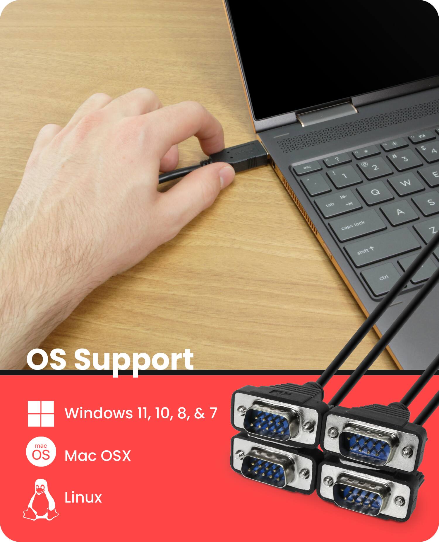 OS Support

- Windows 11, 10, 8, & 7
- Mac OS X
- Linux