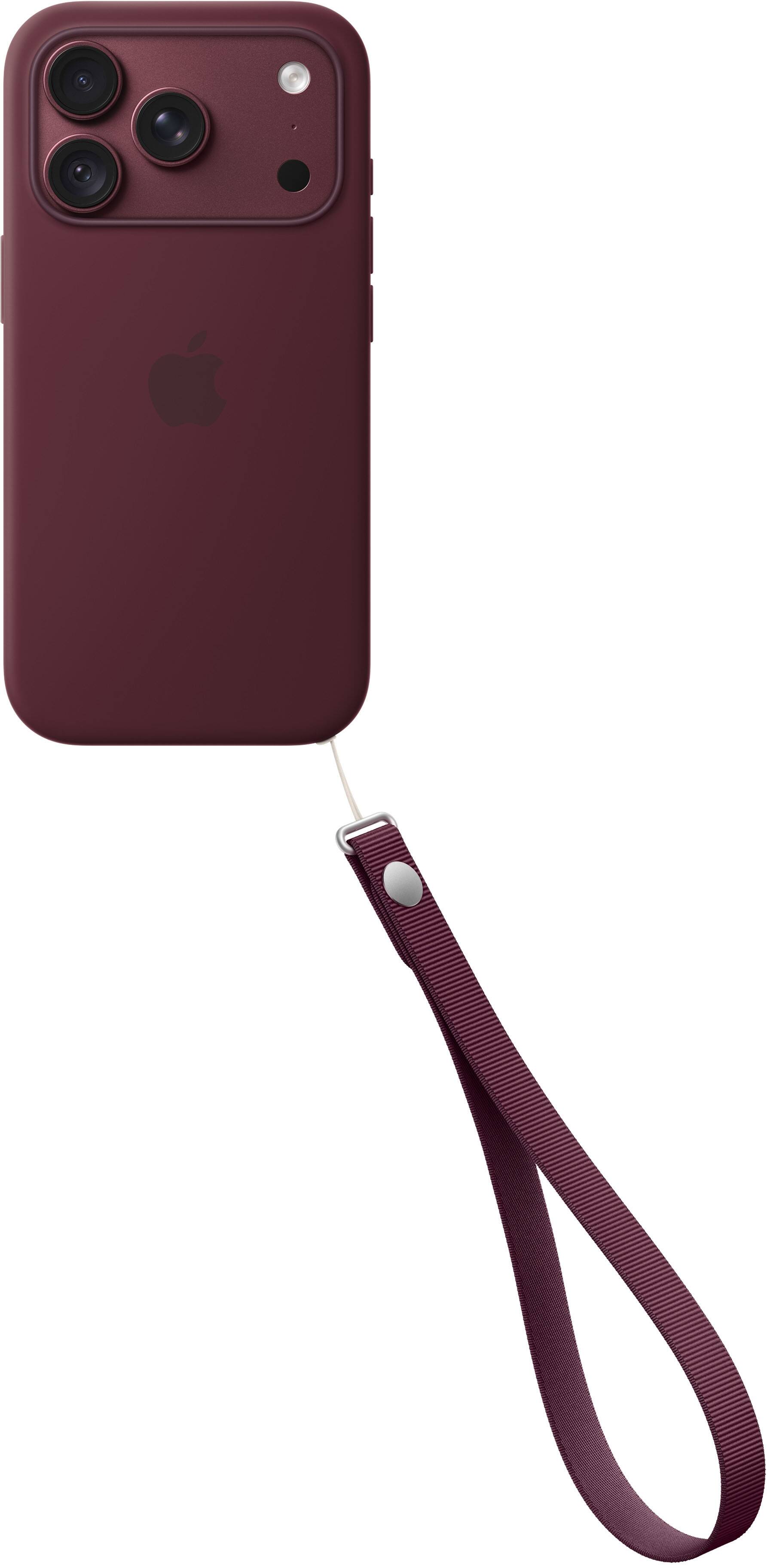 Alt View 1. Apple - Wrist Strap (2026) - Burgundy.