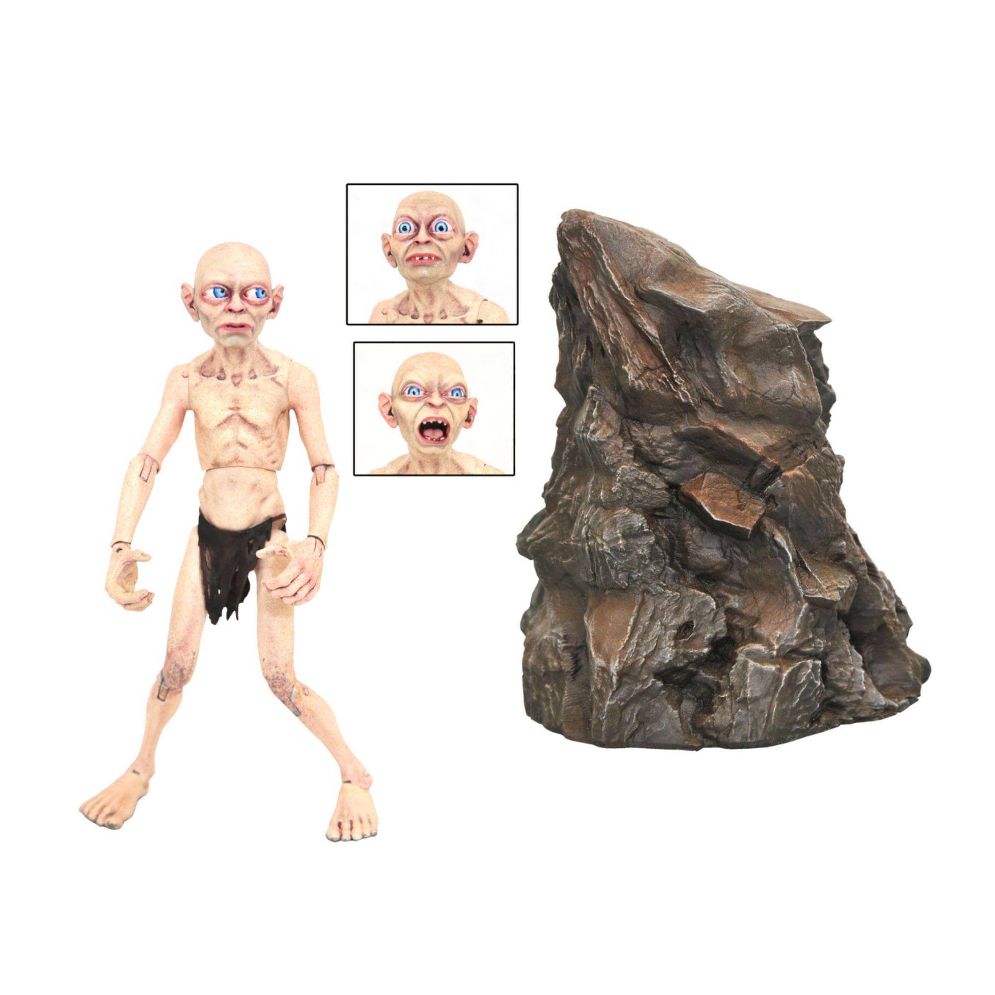 Alt View 10. Diamond Select Toys - Lord Of The Rings Deluxe Gollum Action Figure.