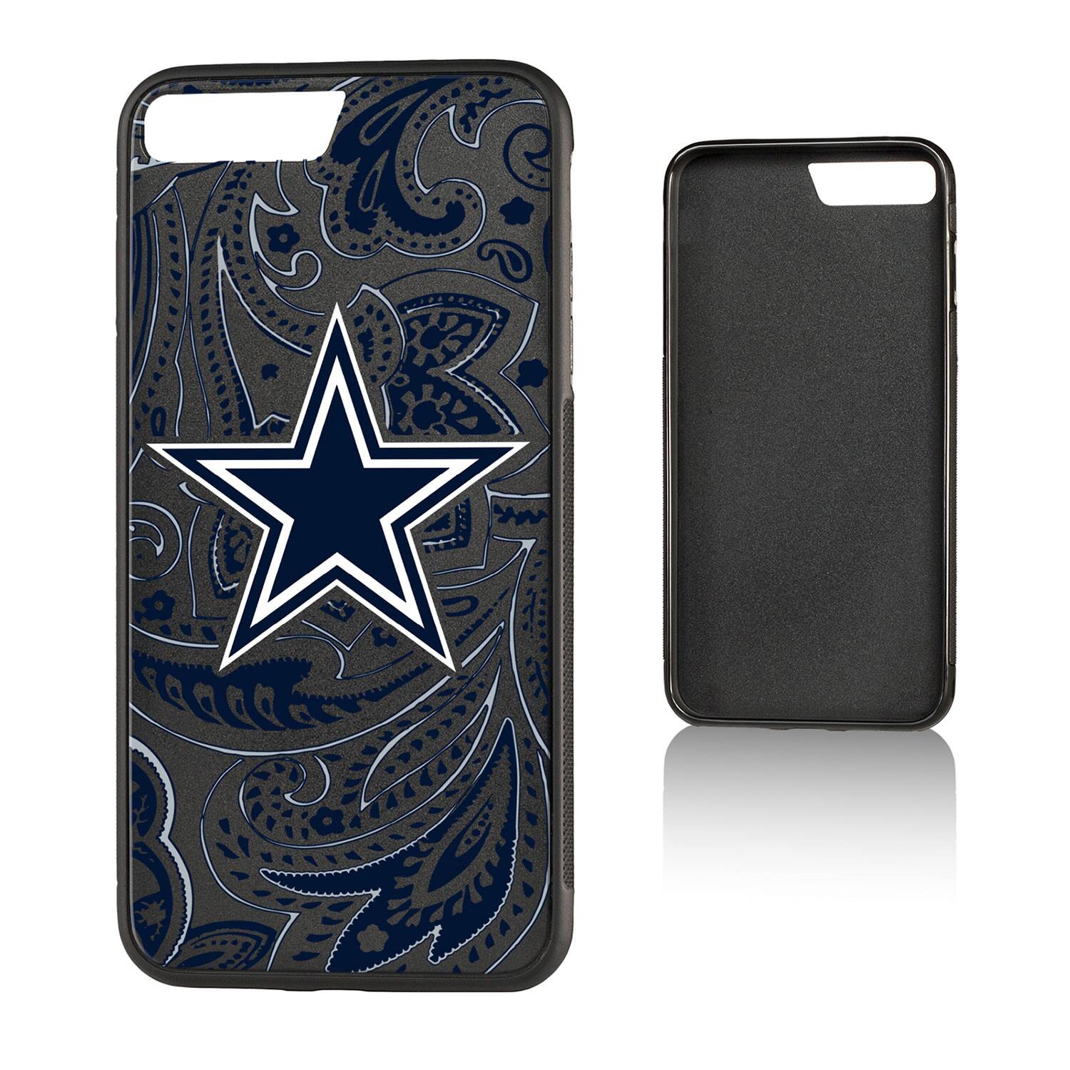 Alt View 3. Keyscaper - Dallas Cowboys iPhone Paisley Design Bump Case - 16 Plus - Multicolor.