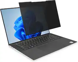 Kensington - MagPro Magnetic Laptop Privacy Screen for 13.3” 16:10, Removable Anti‑Glare Blue Light Filter, Matte/Gloss