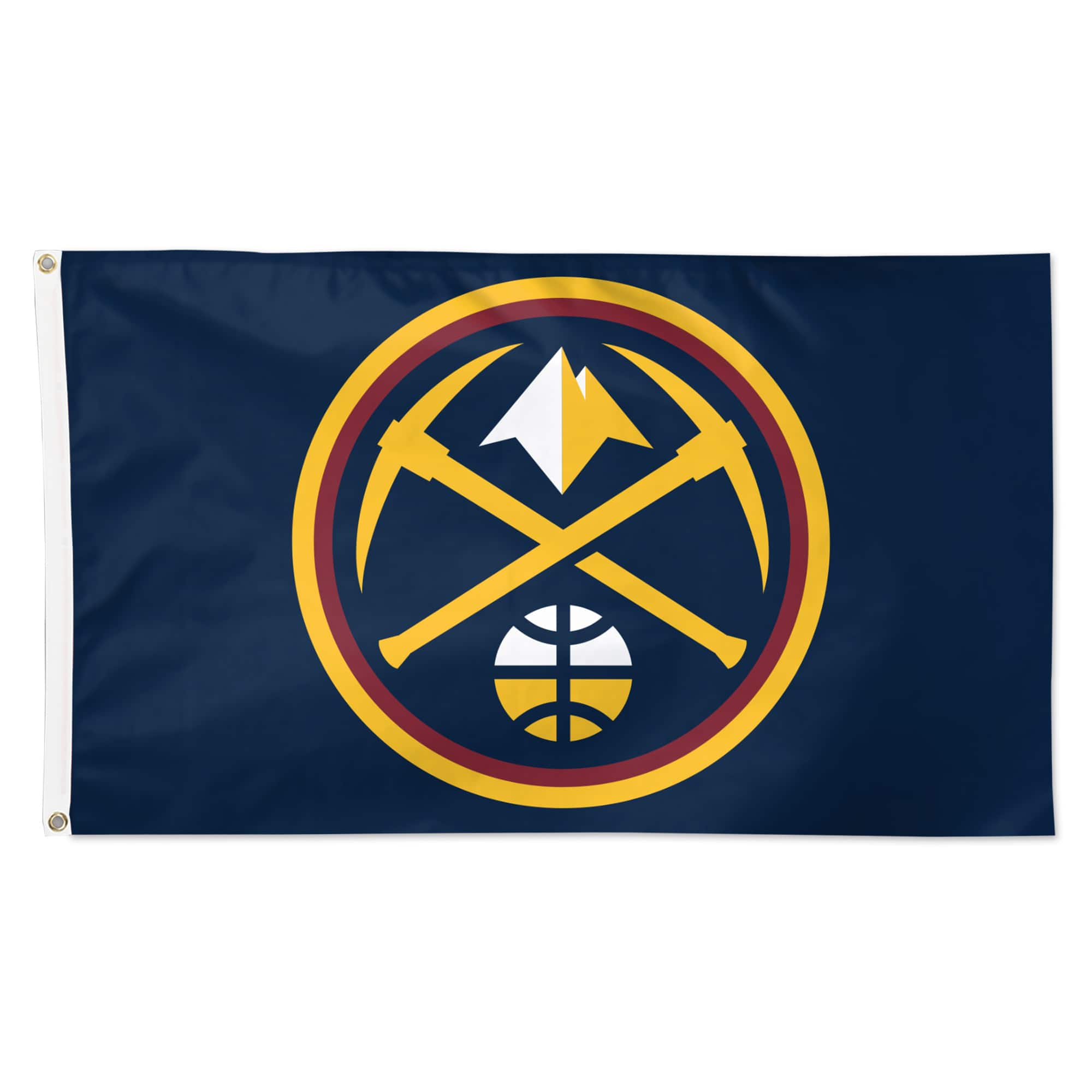 WinCraft - Denver Nuggets 3' x 5' Primary Logo Single-Sided Flag - Multicolor