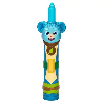Front. Hasbro - Star Wars Young Jedi Adventures Nubs Blue Electronic Lightsaber - Blue.