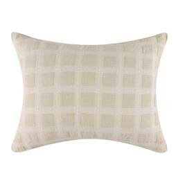 Greenland Home Fashions - Millhouse 100% Cotton Pillow Sham King 20x36 - Taupe