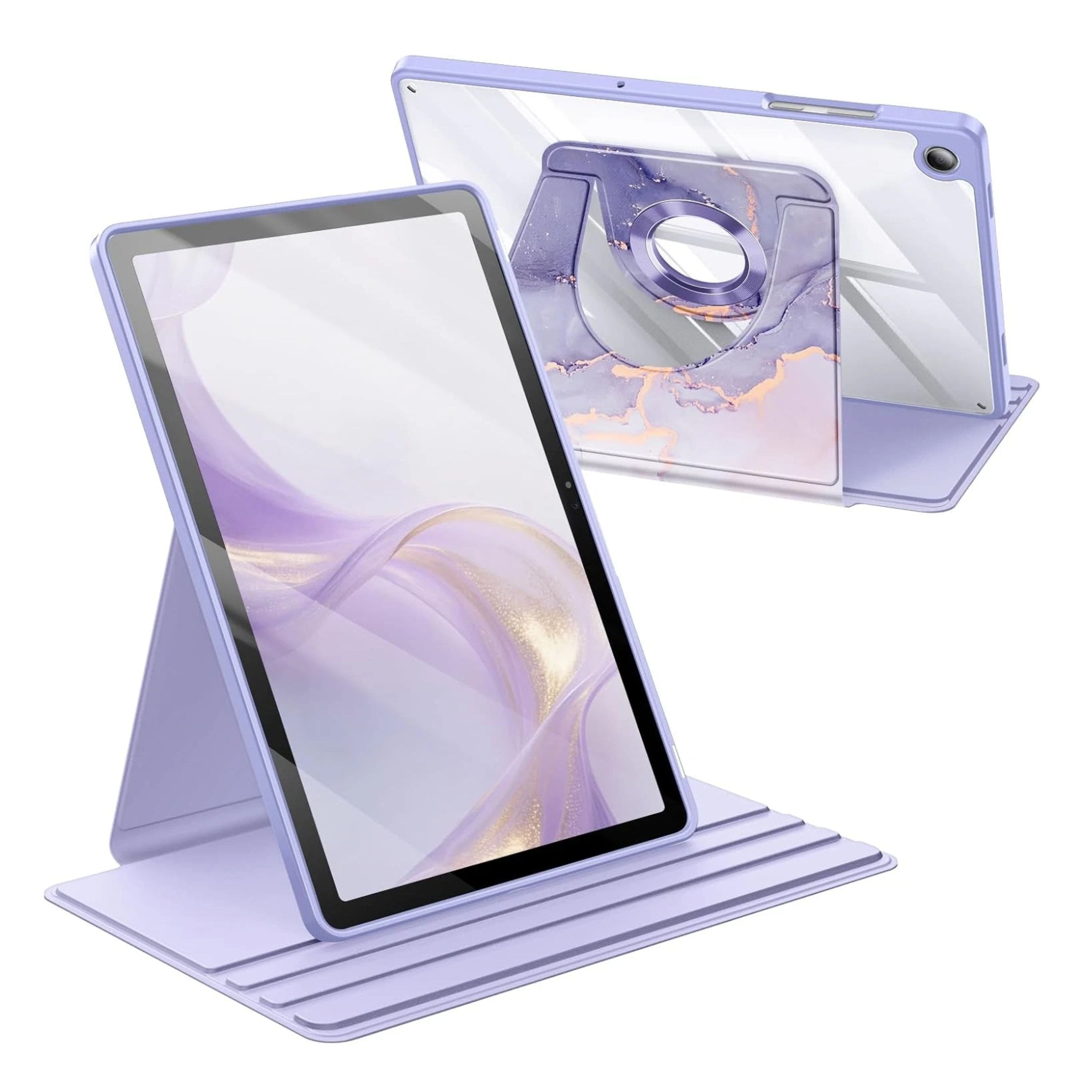 Kitcheniva - Clear Back Cover Rotating Case For Samsung Galaxy Tab A11+ Plus 11 Inch (2025) - Lilac Marble price history on PriceWatchPro