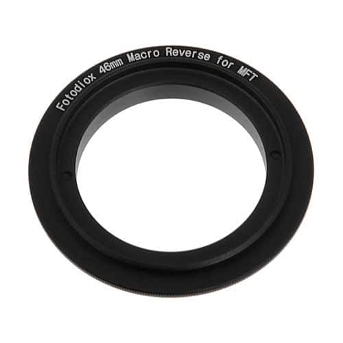 Fotodiox - 46mm Macro Reverse Ring for Micro Four Thirds (MFT) Cameras - Reverse Filter Thread to Camera Mount Adapter
