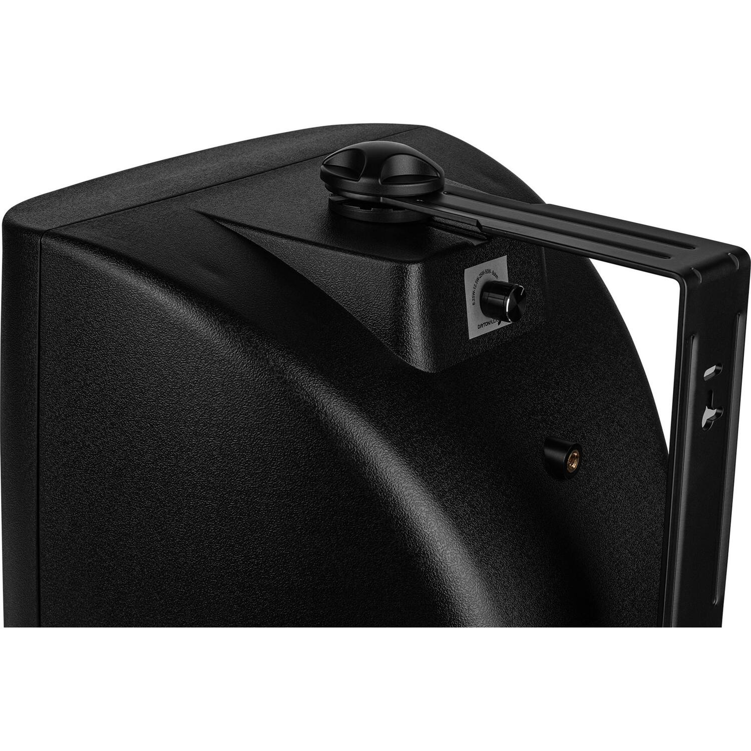 Back. Dayton Audio - IO-Series IO800BT 8" 130W 2-Way Indoor/Outdoor Speaker, Woofer, Dome Tweeter, 70V Multi-Taps/8 Ohm - Black.