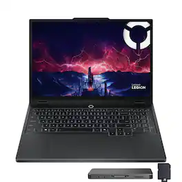 Lenovo - Legion 5 15.3" WUXGA Gaming Laptop,Ryzen 7 260,RTX 5060,64GB DDR5,2TB SSD+1TB Dock Set,Backlit Kb,Win11Pro - Black