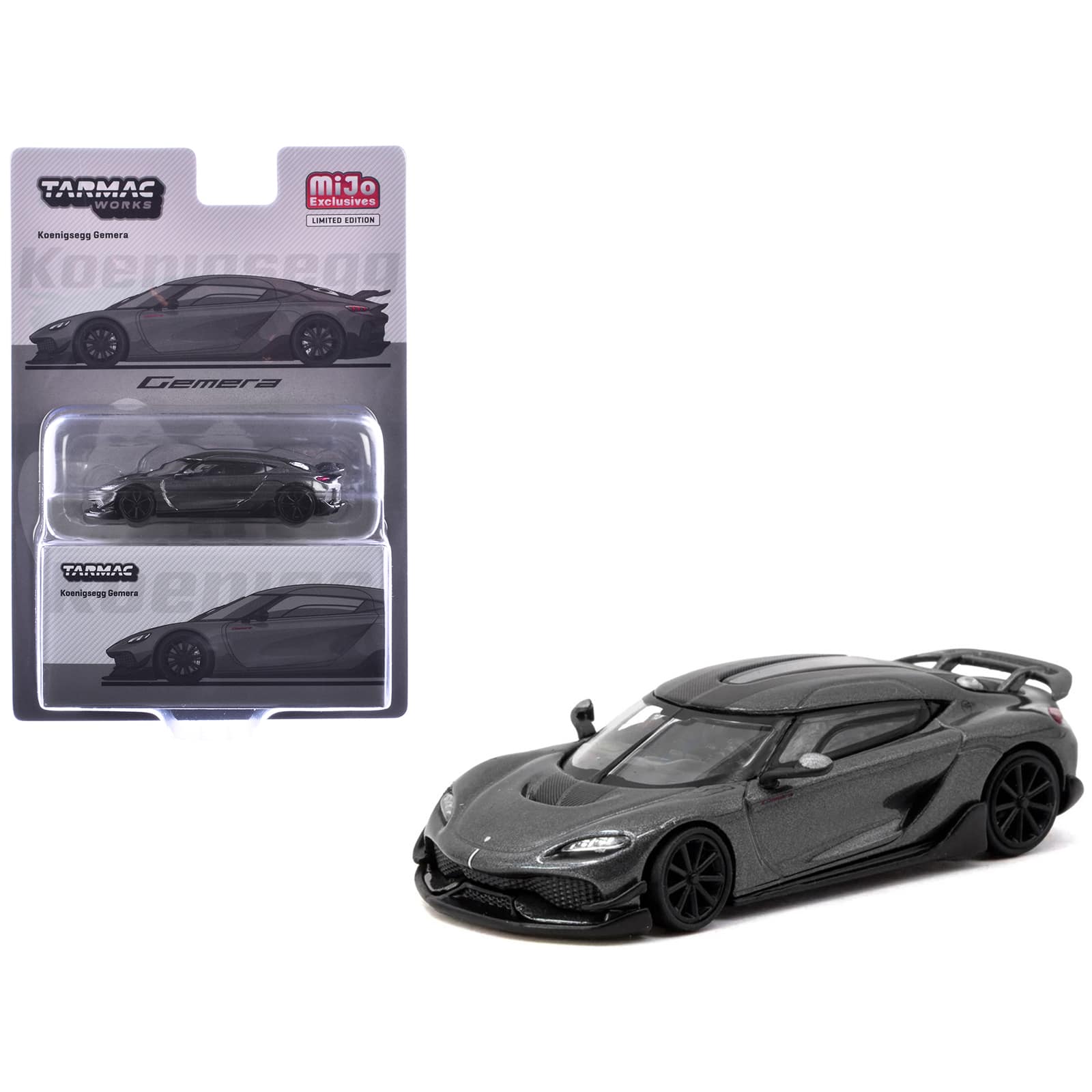 "Koenigsegg Gemera Dark Gray Metallic ""Global64"" Series 1/64 Diecast Model Car by Tarmac Works" price history on PriceWatchPro