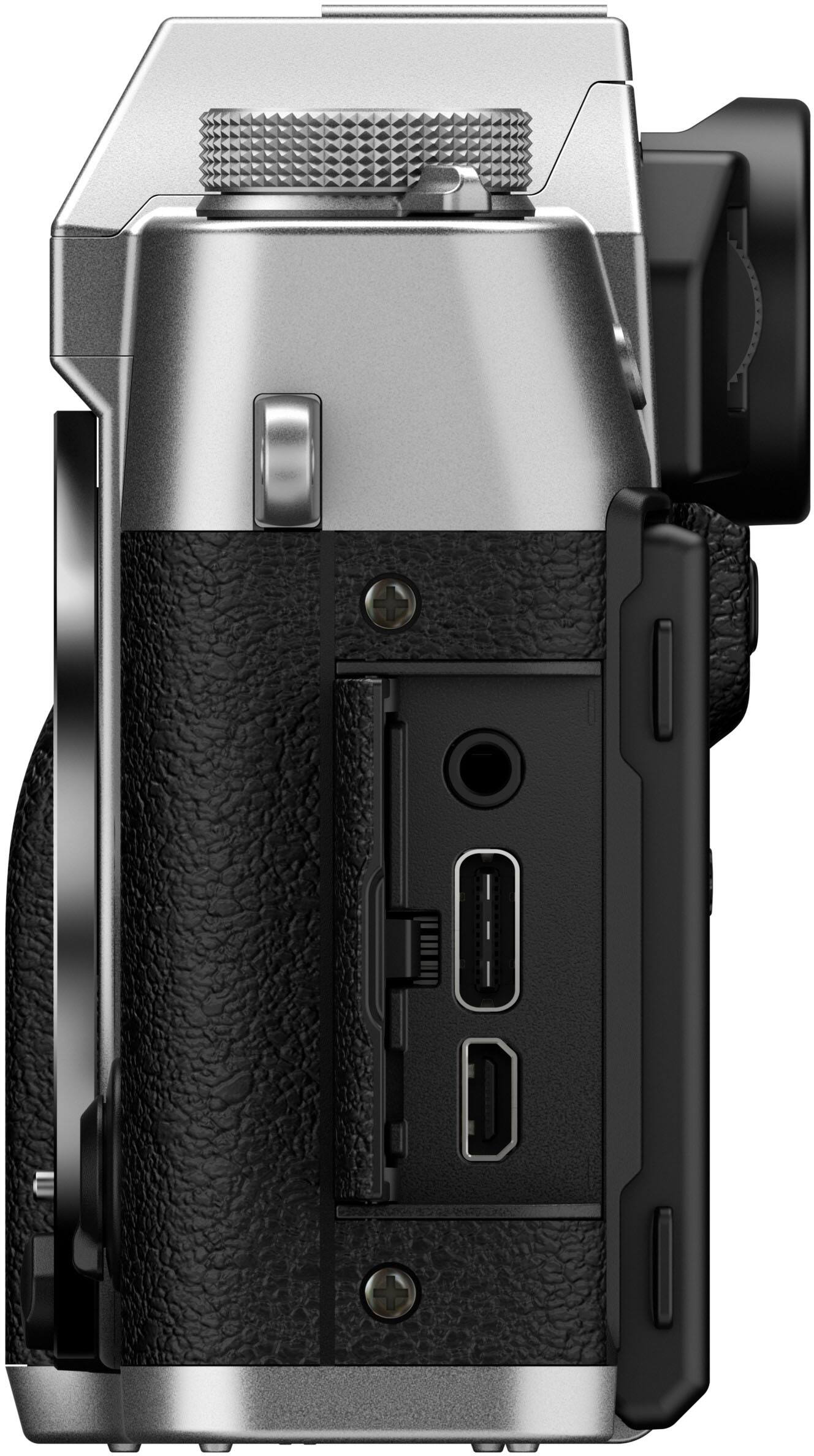 Alt View 3. Fujifilm - X-T30 III Mirrorless Camera (Body Only) 6K Video - Silver.